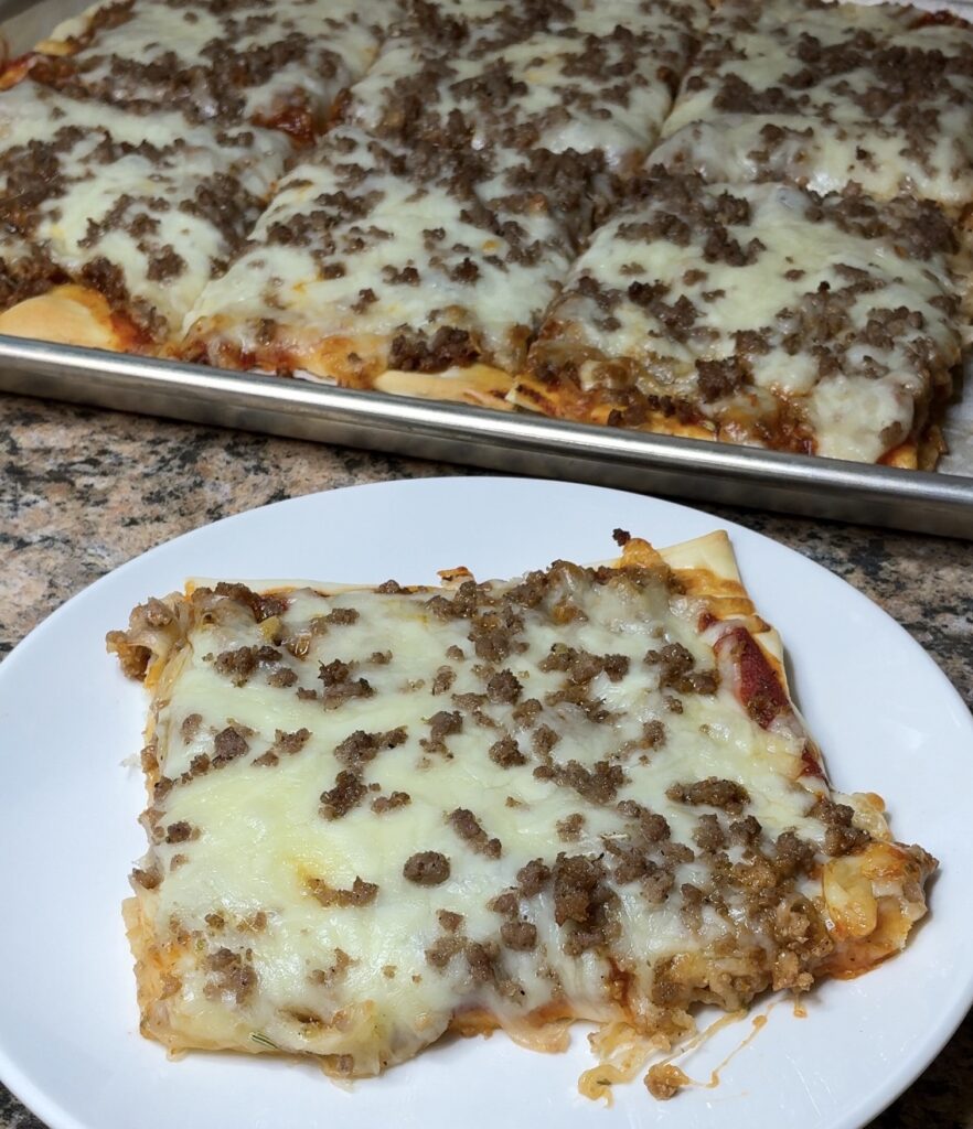 School Lunch Pizza