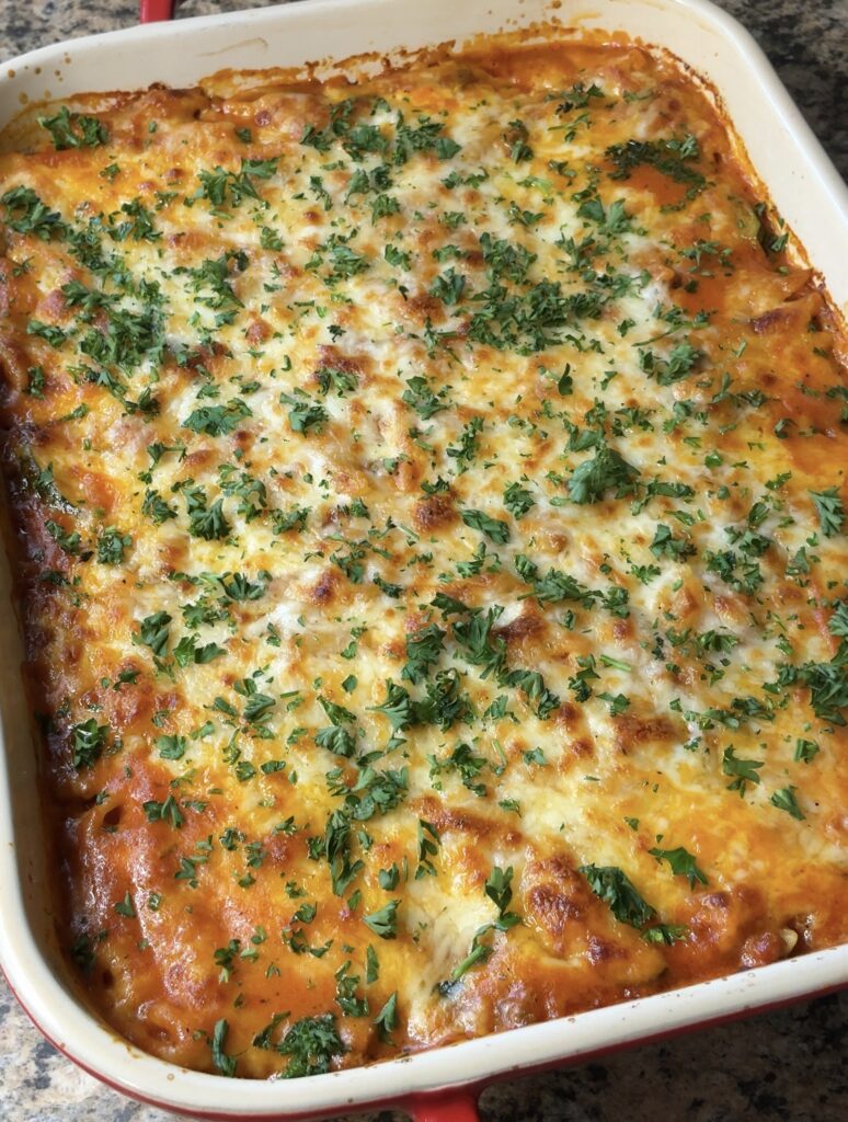 Baked Penne with Ground Beef