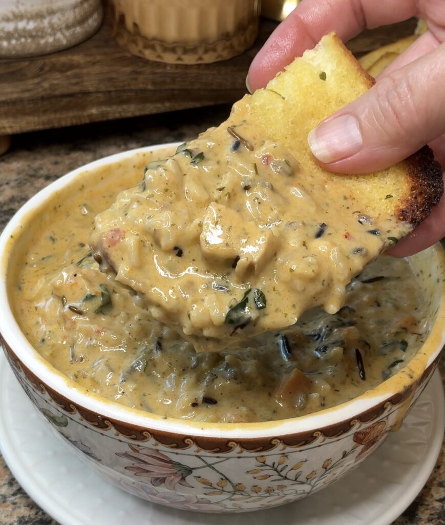 Creamy Marry Me Chicken and Wild Rice Soup