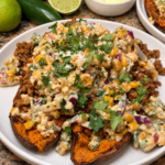 Street Corn Taco Sweet Potatoes