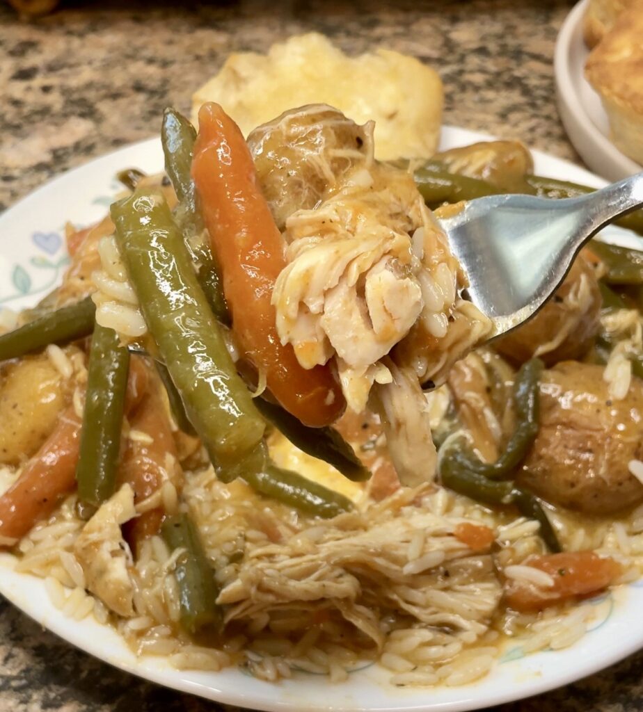 Crockpot Chicken and Vegetables with Gravy