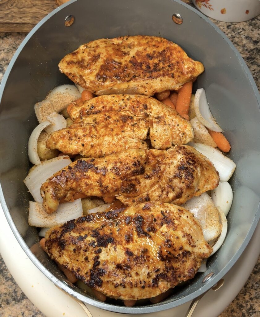 Crockpot Chicken and Vegetables with Gravy